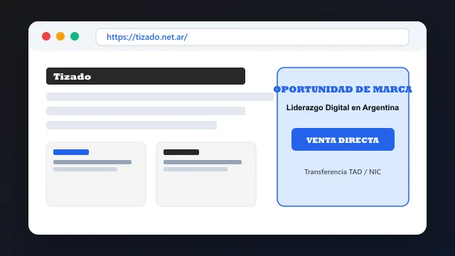 Modelo de aplicación comercial y proyectos digitales para tizado.net.ar